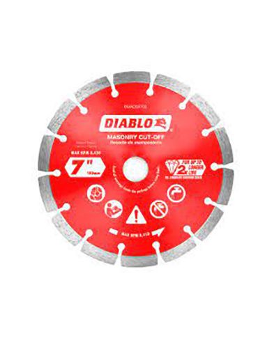 DIABLO 7" SEGMENTED DIAMOND DISC - DMADS0700