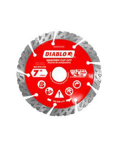 DIABLO 7" SEGMENTED TURBO DIAMOND DISC - DMADST0700