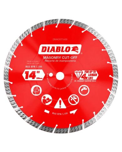 14" DIAMOND SEGMENTED TURBO BLADE        - DMADST1400