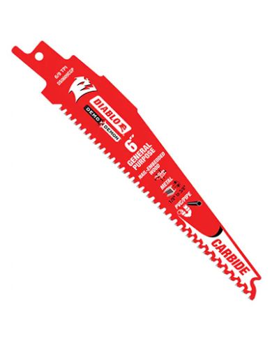 CARBIDE RECIP. SAW BLADE 6"              - DS0609CGPC