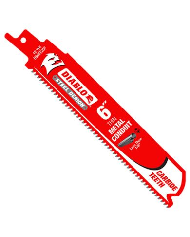 6" CARBIDE TIP SABER SAW BLADE CONDUIT   - DS0612CF