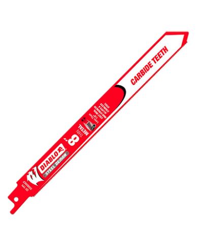 RECIP. CARBIDE SAW BLADE 8" THIN METAL - DS0820CF