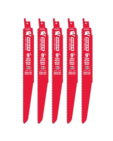 9" 8/10 TPI PK 5 SABER SAW BLADE FREUD   - DS0908BFD5C