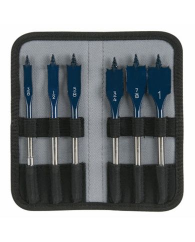 6 RAPID FEED SPADE BIT SET WITH POUCH    - DSB5006P