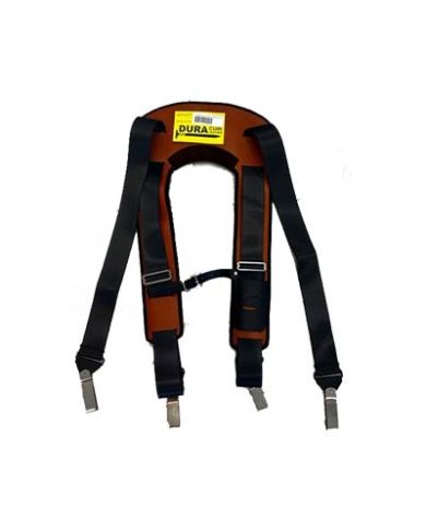 TAN SUSPENDERS WITH METAL CLIP           - DC-711-NATUREL