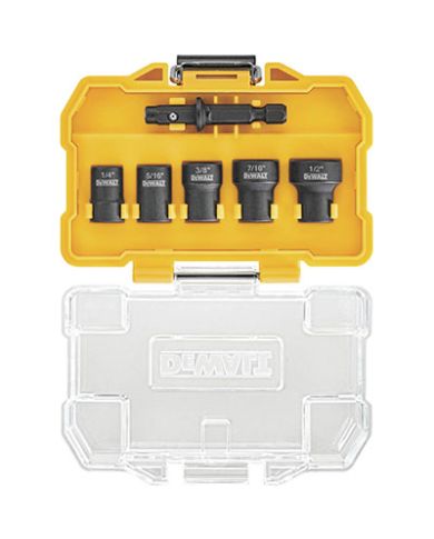 5PCS DETACHABLE NUT DRIVER SET           - DWADND-5