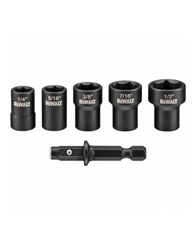 5PCS DETACHABLE NUT DRIVER SET