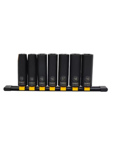 JEU DE DOUILLES MÉTRIQUES IMPACT DEWALT