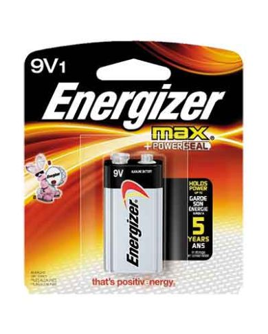 9V MAX BATTERY, PKG:1 - 522BP