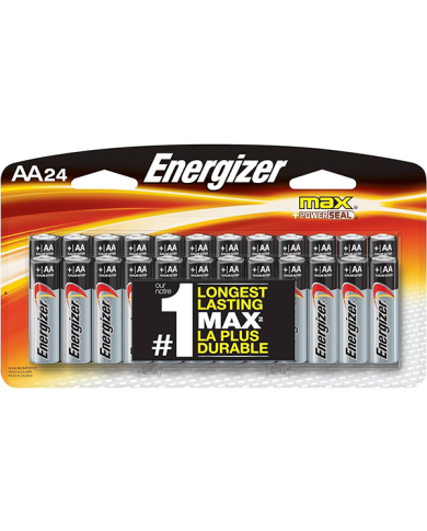 AA MAX BATTERY, PKG:24 - E91BP-24