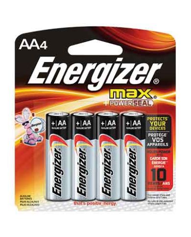 AA MAX BATTERY, PKG4 - E91BP-4