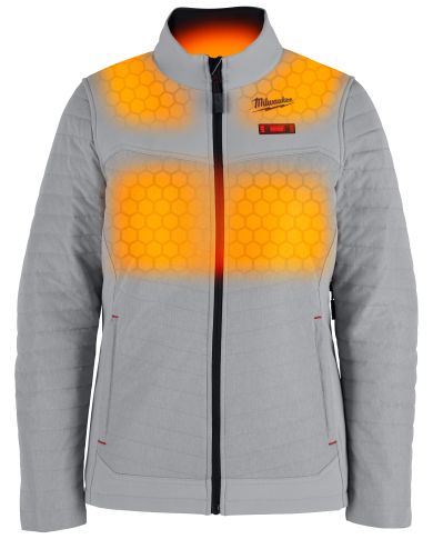 M12 HEATED AXIS JACKET GRAY WOMEN 2X - F102G-212X