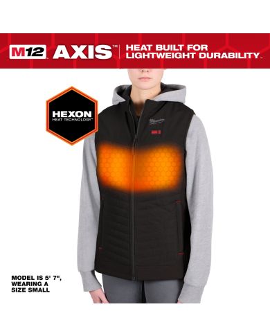 M12 WOMENS AXIS VEST BLACK MEDIUM