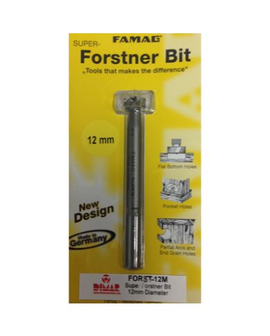 FORSTNER BIT 12mm                        - FORST-12M
