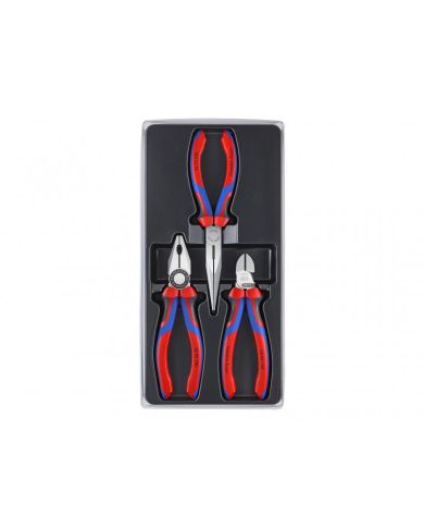 KNIPEX 3PC MULTI-COMPONENT PLIERS SET    - 002011