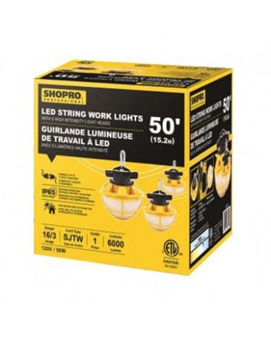 50' LED STRING WORK LIGHTS               - L002771