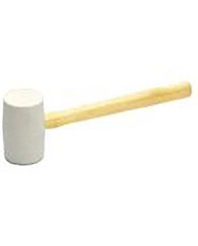 16OZ WHITE RUBBER MALLET - 15430