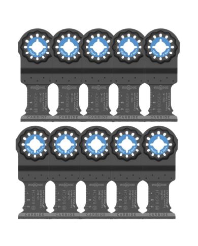 10 PC 1-1/4" OSCIL. STARLOCK CARBIDE BLA