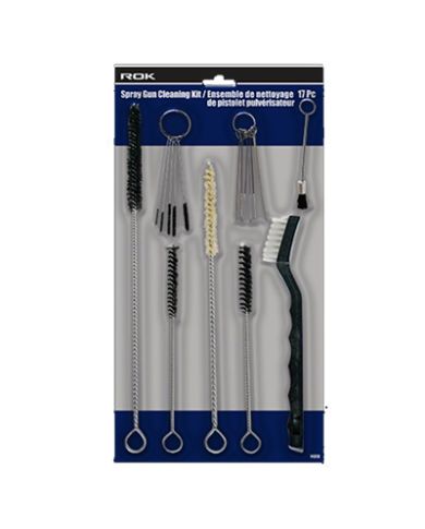 17 PC SPRAY GUN CLEANING KIT             - ROK14313
