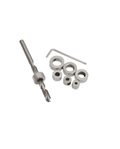 DEPTH STOP DRILL BIT COLLARS, PKG:7      - ROK36900