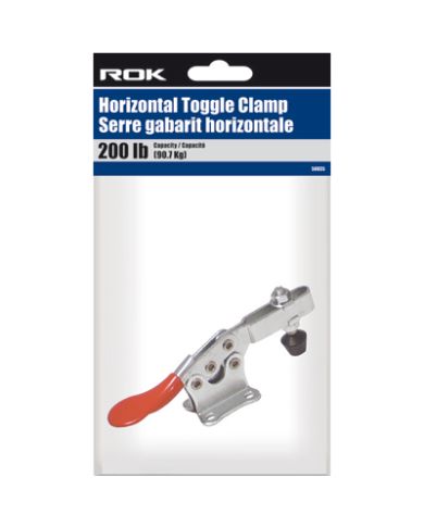HORIZONTAL TOGGLE CLAMP, 200 LBS         - ROK50835