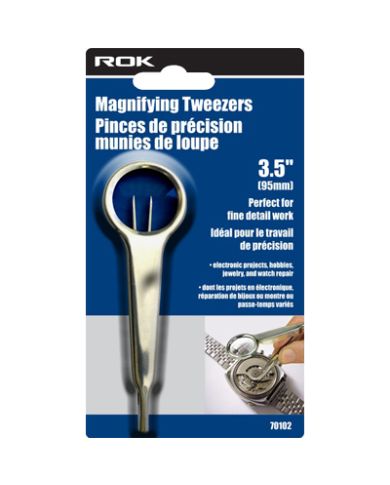 MAGNIFYING TWEEZERS - ROK70102