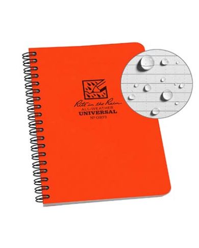 "RITE IN THE RAIN" 4-5/8X7" OR NOTEBOOK  - RR-OR73