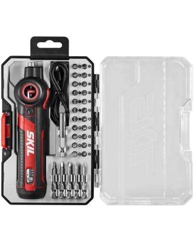 SKIL RECHARGEABLE 4V SCREWDRIVER 28 PC   - SD5619-02