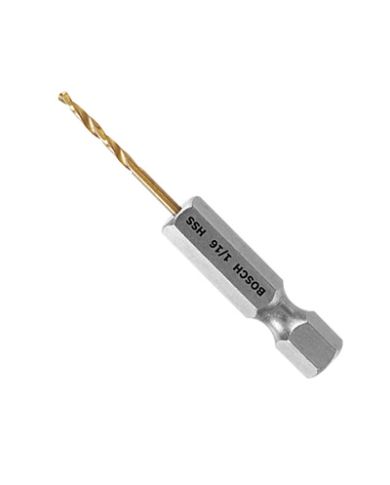 1/16"x1/4" HEX IMPACT TITANIUM DRILL BIT - TI2131IM