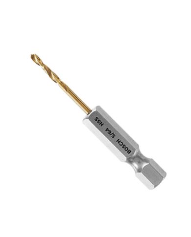 5/64"x1/4" HEX IMPACT TITANIUM DRILL BIT - TI2132IM