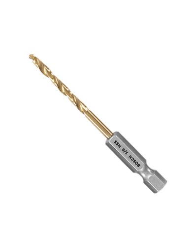 1/8"x1/4" HEX IMPACT TITANIUM DRILL BIT - TI2135IM