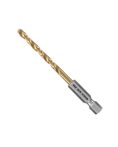 5/32"x1/4" HEX IMPACT TITANIUM DRILL BIT - TI2137IM