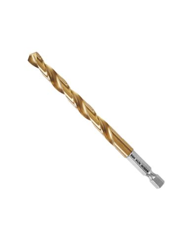 5/16"x1/4" HEX IMPACT TITANIUM DRILL BIT - TI2147IM