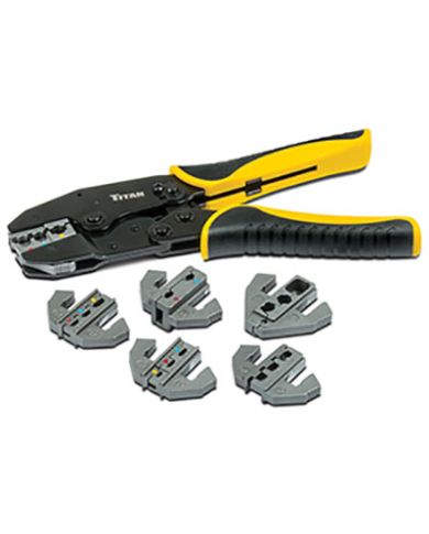 7 PC RATCHETING TERMINAL CRIMPING SET    - -11950