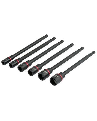 6 PC SAE IMPACT NUT DRIVER SET           - -15240