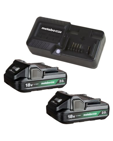 18V 2 PACK BATTERIES AND CHARGER KIT     - UC18YKSLSM