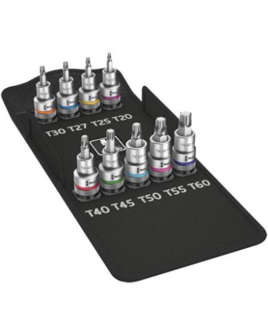 1/2" SOCKET KIT FOR TORX T20 TO T60 - 004202