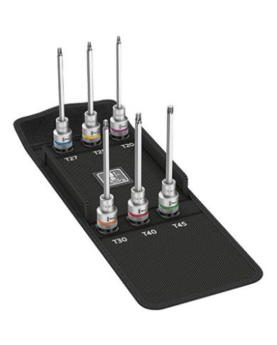 TORX BIT SOCKET SET 1/2", PKG:6 - 004211