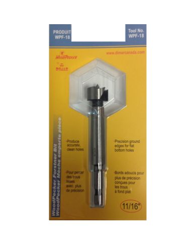 FORSTNER BIT 11/16"                      - WPF-18