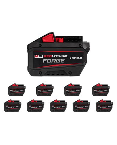 BATTERIE M18 FORGE 12AH MILWAUKEE 10/PQT