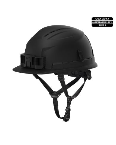 CASQUE NOIR VENTILÉ CLASSE C TYPE 2 4 POINTS