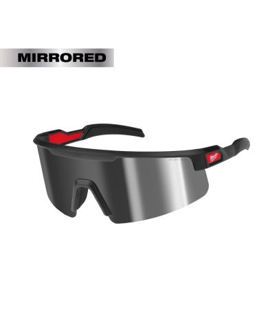 LUNETTE DE SÉCURITÉ WRAP-AROUND ARGENT MIROIR