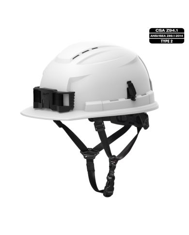 CASQUE BLANC VENTILÉ CLASSE C TYPE 2 4 POINTS
