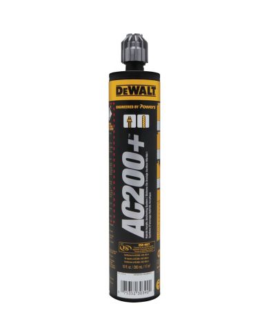 ADHESIF POUR ANCRAGE 9.5oz AC200+ DEWALT