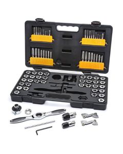 114PC SAE/MET RATCHETING TAP AND DIE SET - 82812