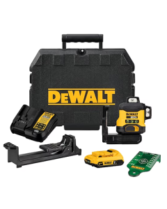 20V SELF LEVELING 3 AXES GREEN LASER KIT - DCLE34031D1