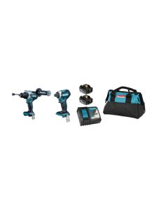 2 BRUSHLESS TOOLS KIT 18V, 5AH + BAG - DLX2412TX1