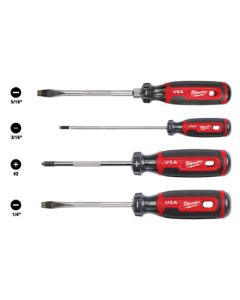 4PC CUSHION GRIP SCREWDRIVER SET (USA) - MT200-4