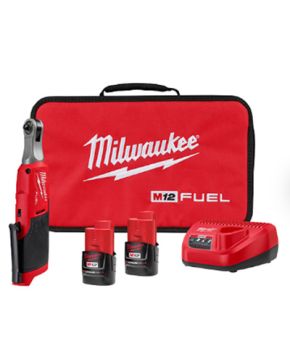 M12 FUEL 1/4" RATCHET, 2 BATTERIES       - 2566-22