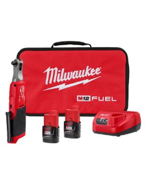 M12 FUEL 3/8" RATCHET, 2 BATTERIES       - 2567-22